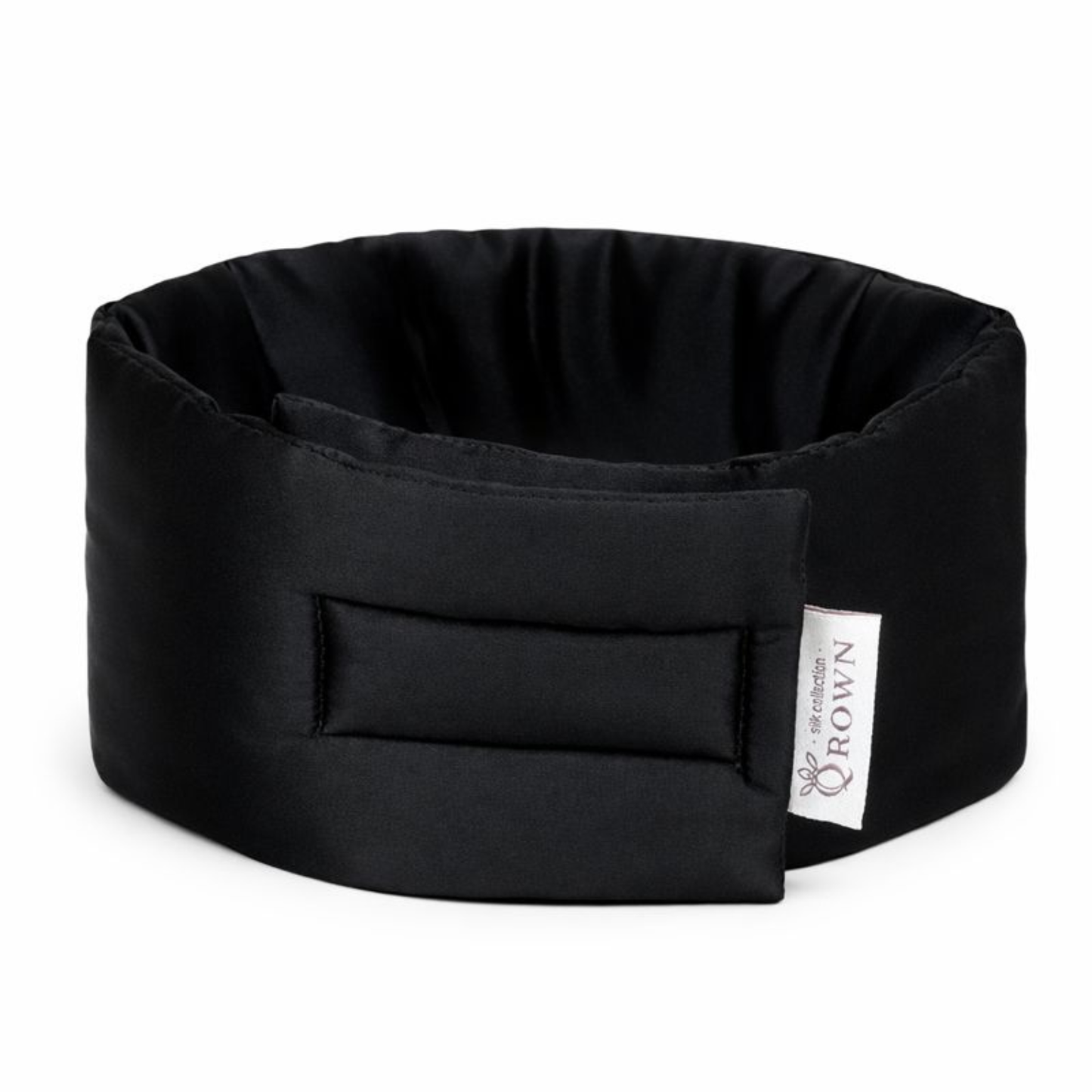 Hedvábná maska na spaní Qrown® Premium