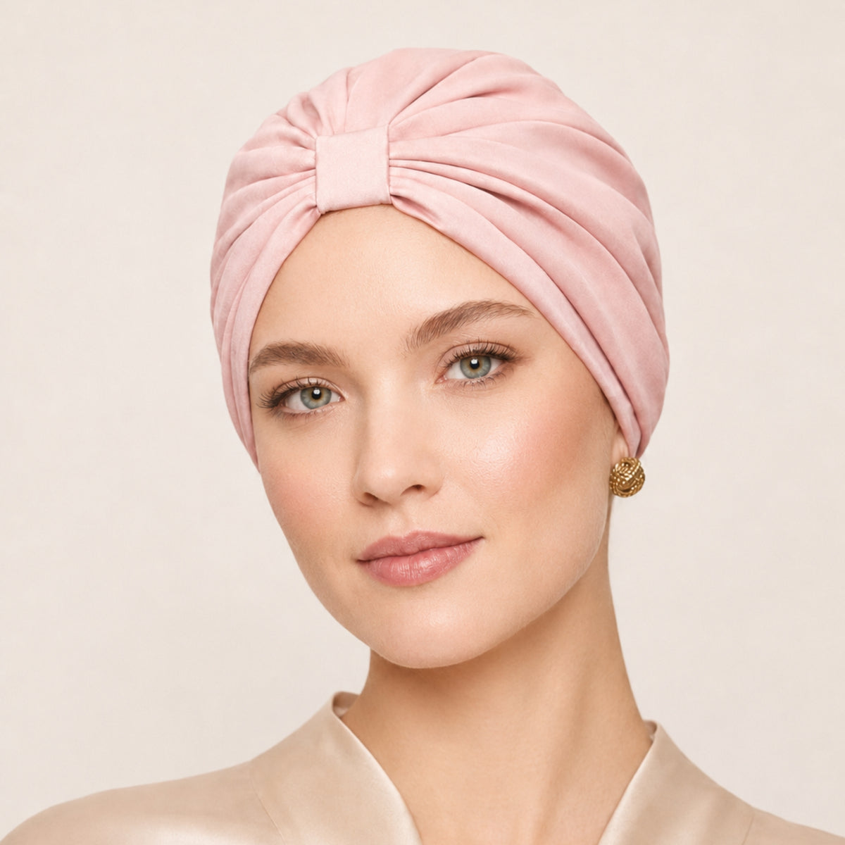 Qrown® Hedvábný turban z morušového hedvábí 22 momme – různé barvy