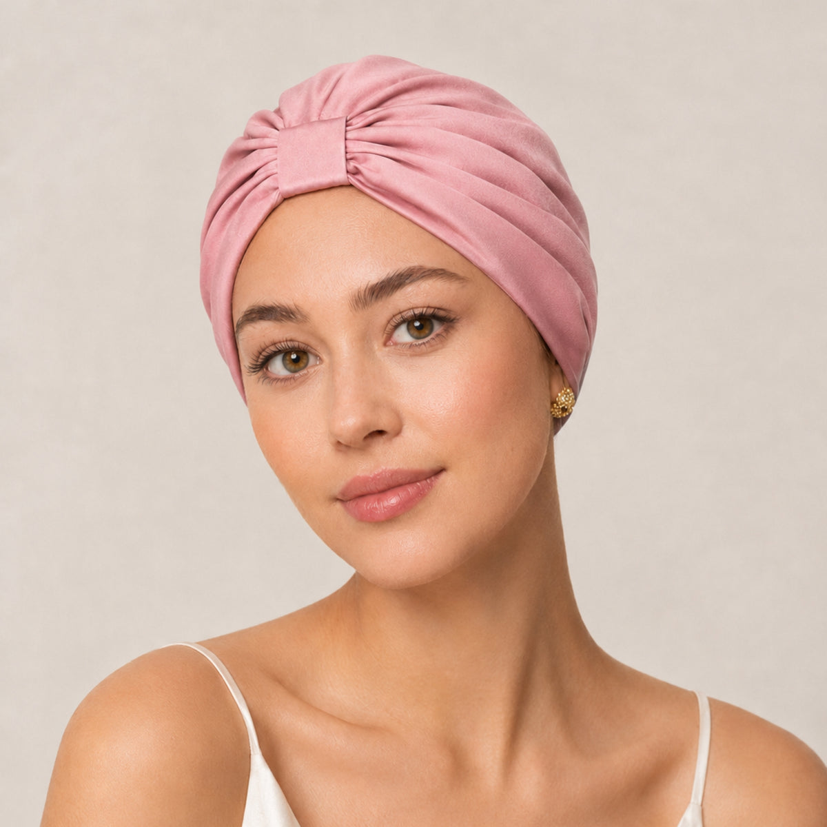 Qrown® Hedvábný turban z morušového hedvábí 22 momme – různé barvy