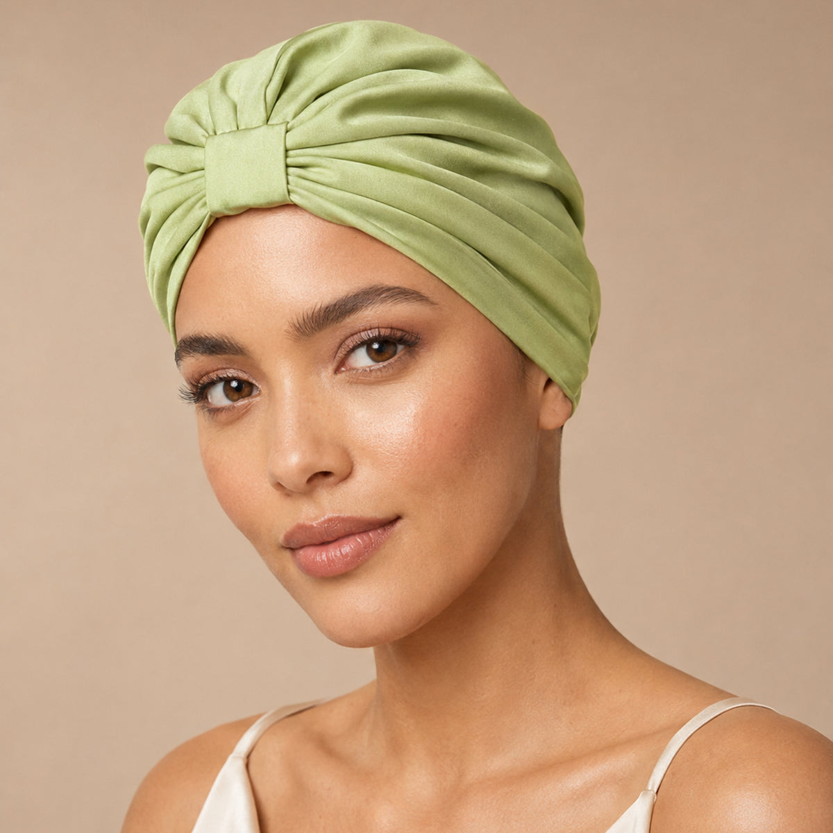 Qrown® Hedvábný turban z morušového hedvábí 22 momme – různé barvy