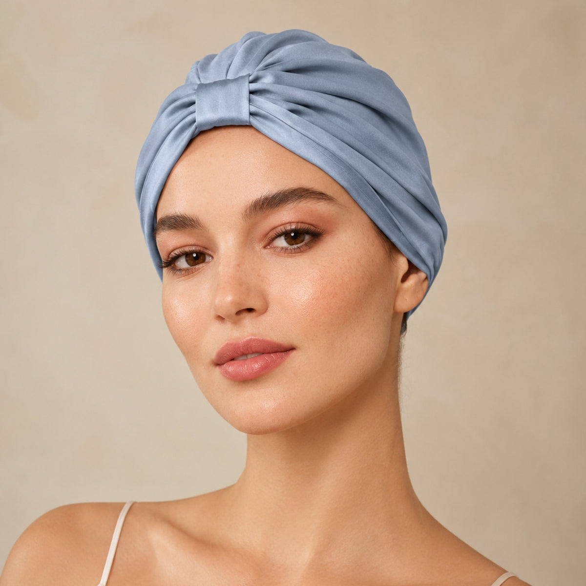 Qrown® Hedvábný turban z morušového hedvábí 22 momme – různé barvy
